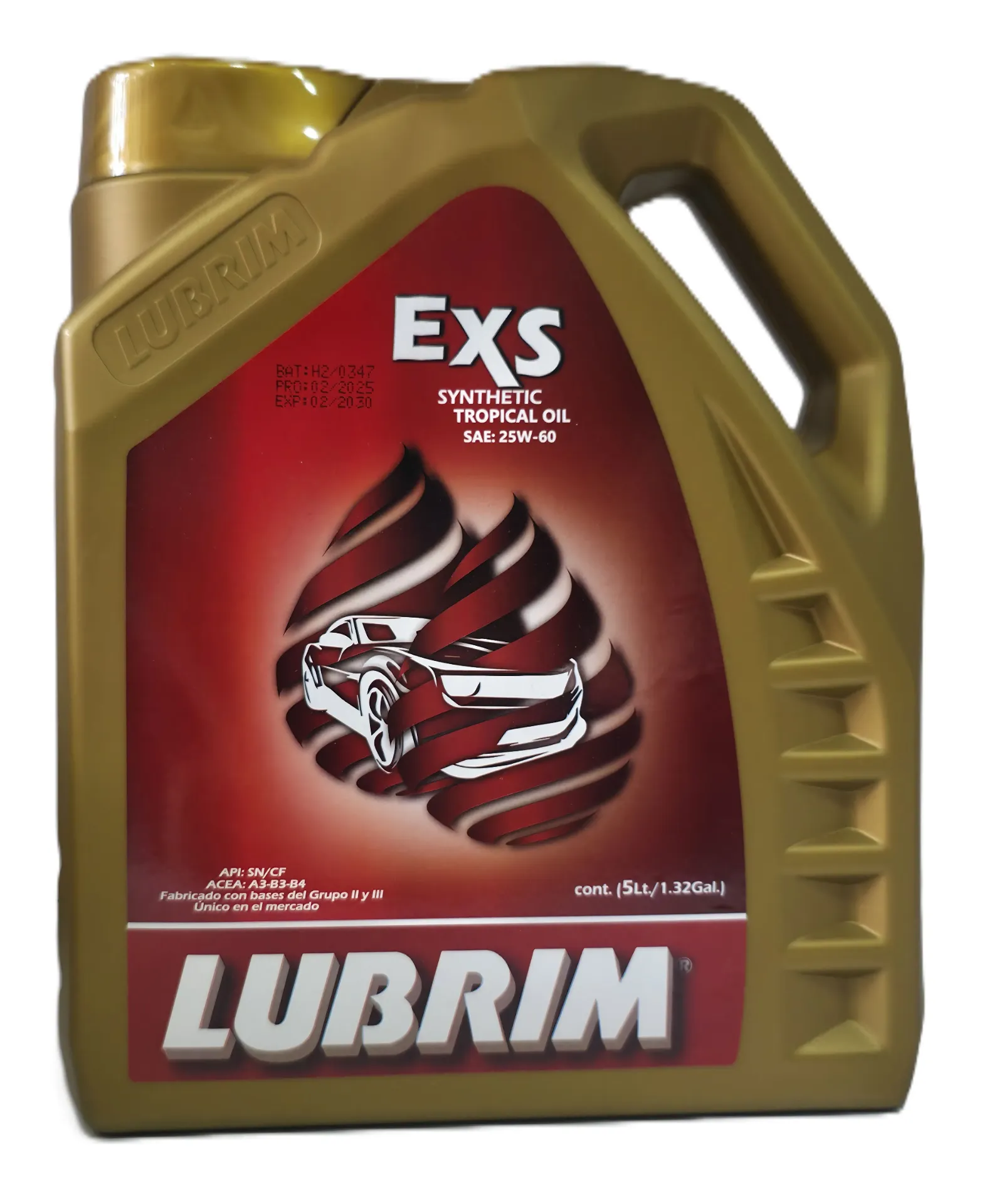 EXS SYNTHETIC TROPICAL OIL SAE: 25W-60